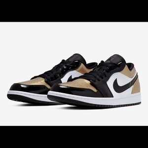 JORDAN 1 lows gold toe